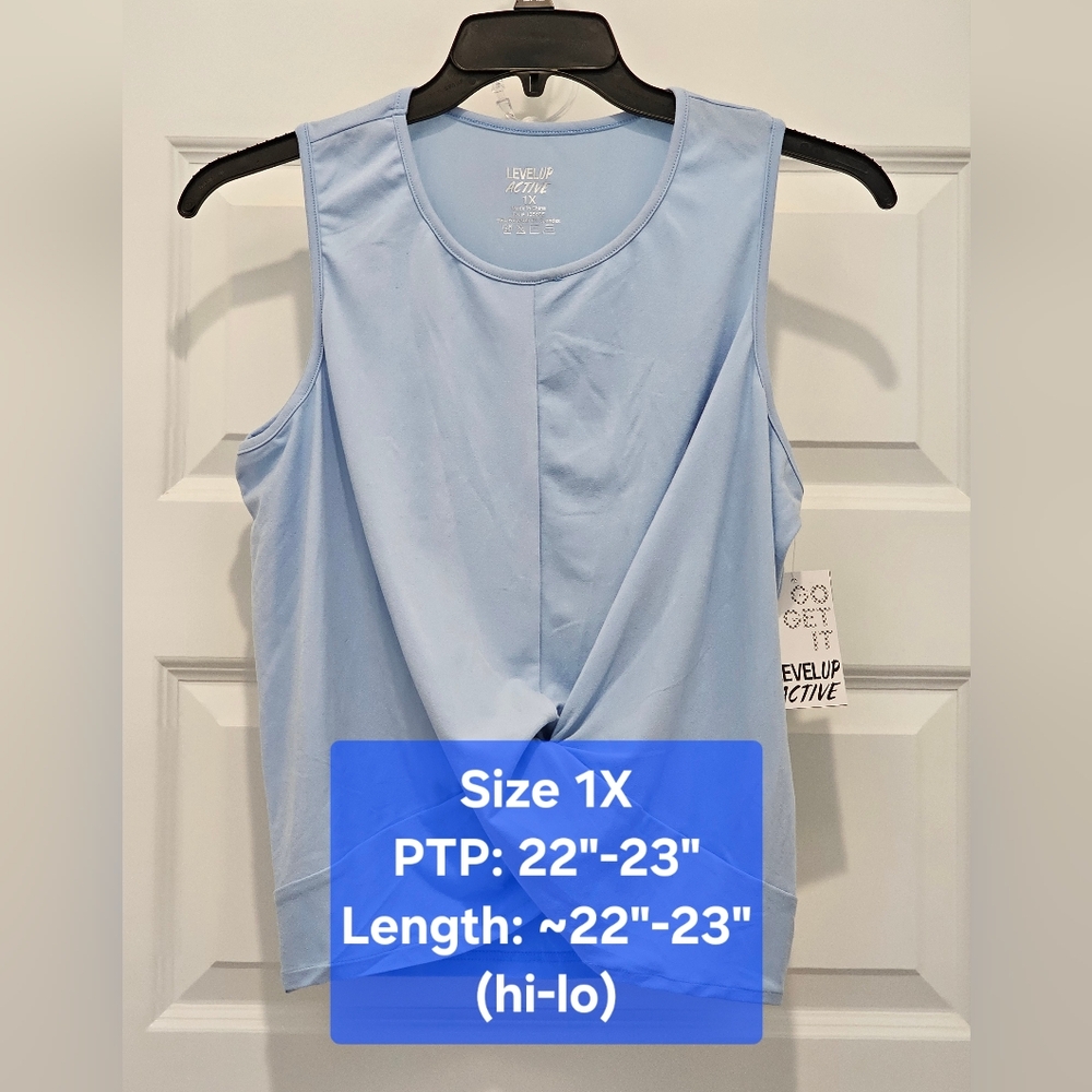 Level Up Active Sleeveless Athletic Top, NWT, Size 1X
